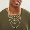 060 Gauge Mariner Chain Necklace in 10K Hollow Gold - 16"