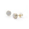 Thumbnail Image 0 of 1/10 CT. T.W. Composite Diamond Crown Profile Stud Earrings in 10K Gold