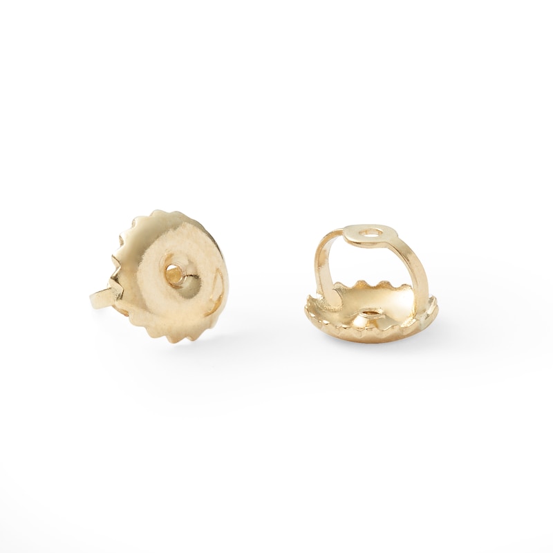 1/10 CT. T.W. Composite Diamond Crown Profile Stud Earrings in 10K Gold