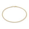 Thumbnail Image 0 of Made in Italy 080 Gauge Hollow Cuban Curb Chain Anklet in 10K Gold - 10"