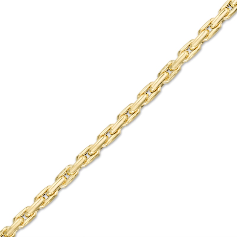 4mm Chain Link Bracelet in 10K Hollow Gold - 7.5"