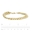 Thumbnail Image 1 of 11mm Miami Cuban Chain Bracelet in 10K Semi-Solid Gold - 9"