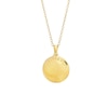 Thumbnail Image 1 of Diamond Accent Saggitarius Zodiac Disc Necklace in Sterling Silver with 14K Gold Plate - 18"
