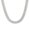 Thumbnail Image 0 of 1 CT. T.W. Diamond Square Curb Link Chain Necklace in 10K Gold - 22"