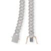 Thumbnail Image 1 of 1 CT. T.W. Diamond Square Curb Link Chain Necklace in 10K Gold - 22"