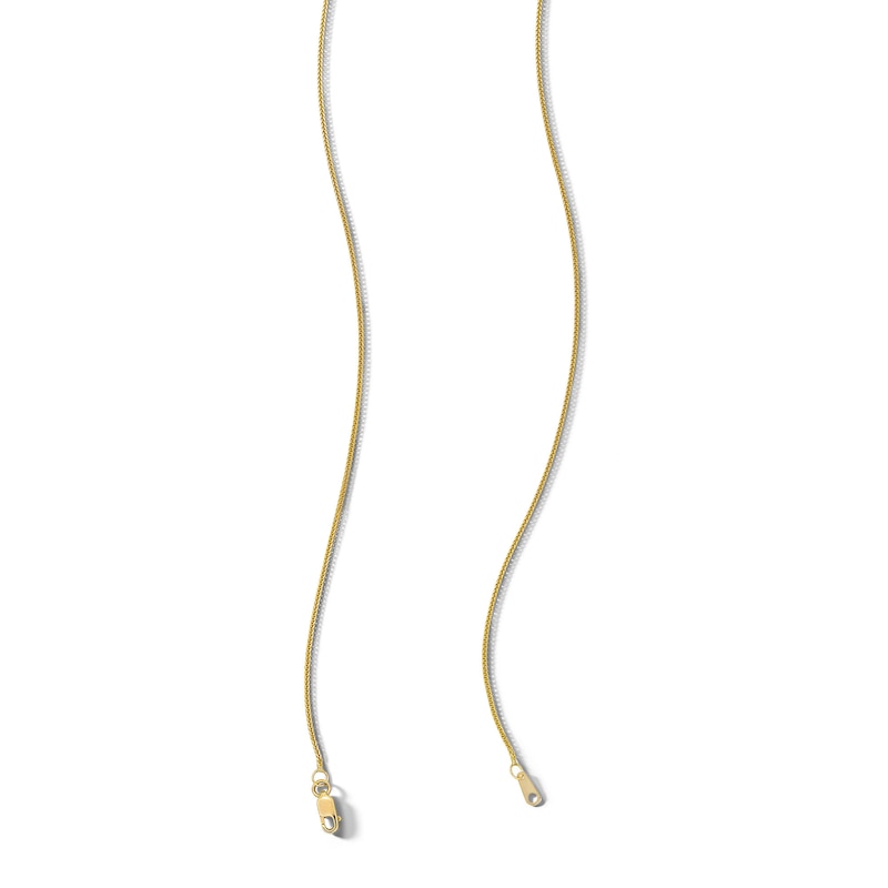 ​​​​​​​10K Solid Gold Square Wheat Chain - 20"