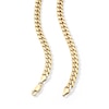 Thumbnail Image 2 of 10K Solid Gold Cuban Chain Made in Italy