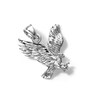 Thumbnail Image 2 of 10K Solid White Gold Eagle Necklace Charm