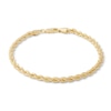 Thumbnail Image 0 of 14K Hollow Gold Rope Chain Bracelet - 8"