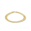 Thumbnail Image 0 of 10K Semi-Sold Gold Tight Curb Chain Bracelet