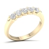 Thumbnail Image 1 of ​​​​​​​​​​​​​​10K Solid Gold 1/2 CT. T.W. Lab-Created Diamond Five Stone Ring