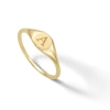 Thumbnail Image 2 of 10K Solid Gold Engravable Round Signet Ring